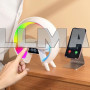 Ночник лампа колонка с беспроводной зарядкой G-Smart Light Sound Mini Machine XM-X63